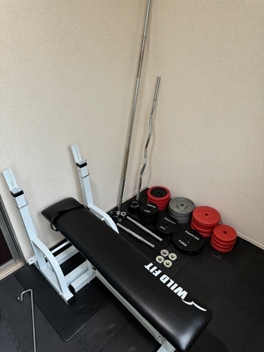 ⭐️バラ可⭐️ベンチプレス台、バーベルシャフト、ダンベルシャフト