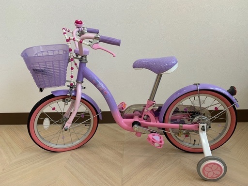自転車 ソフィア 14インチ　補助輪付き　