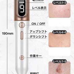 ★シミ ほくろ 除去 美肌 レーザーペン 充電式 BEAUTY MOLE REMOVAL SWEEP SPOT PENの画像