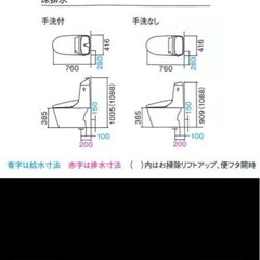 【大幅値下げ】リクシル・ウォッシュレットトイレ、タンク　新品未使用の画像