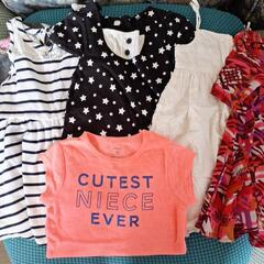 💴値下げ　１００センチ(3T)　ワンピース５枚&Tシャツ1枚セットの画像