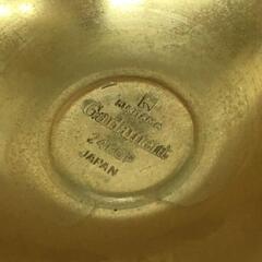 KURIYAMA 陶器 ワイングラス ガーラメント 24KGPの画像