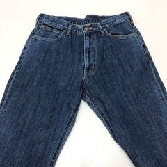 ss6676　ラングラー デニムパンツ 33インチ ブルー インディゴ Wrangler ジーンズ デニム ジーパン メンズ ラングラー 古着の画像