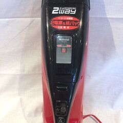 ☆394☆ナショナル　ハンドクリーナー　HC-V11　掃除機　2WAY　２電源　コード式　充電式　両用の画像