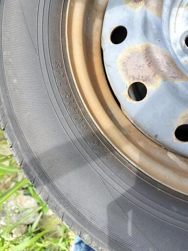 鉄 タイヤ 145/80/R13 4本セット