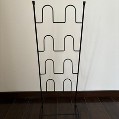 美品　スリッパラック　ブラックの画像