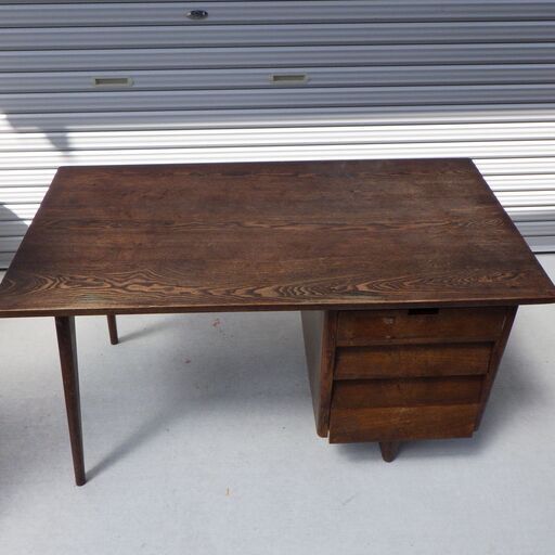 昭和 レトロ アンティーク ヴィンテージ 学習机 机 木製 ローテーブル 書斎 勉強机 和 中古 現状品