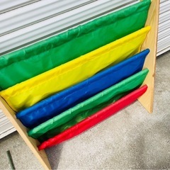 絵本　収納　ラックの画像