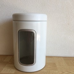 ブラバンシア Brabantia 窓付きキャニスター オフホワイトの画像