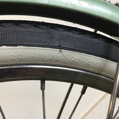 693(B)□岐阜発　△BRIDGESTONE/minna/ミンナ/ブリジストン/前二輪/大人用三輪自転車/走行確認/タイヤひび割れあり/現状品　R6.7/27□0.8の画像