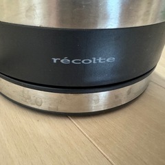 レコルト スマートケトル ブラック/RSMK-1 recolte Smart Kettle 電気ケトルの画像