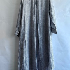 【mjuka】シャツワンピース ストライプの画像