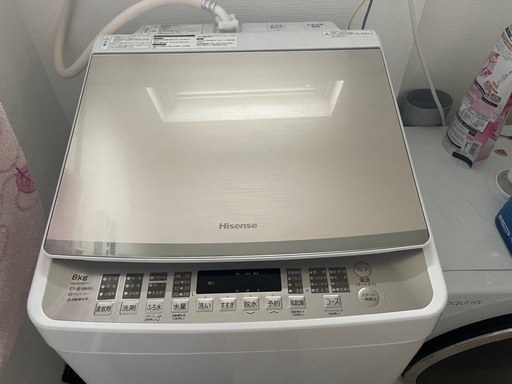 洗濯機と乾燥機、洗濯干しセット