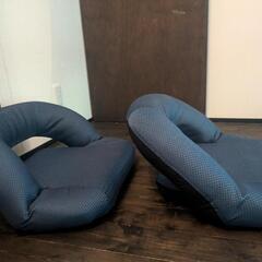 リクライニング座椅子 ２脚・カバーなしの画像