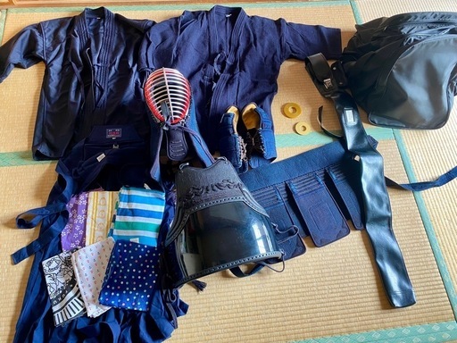 剣道防具、袴、手拭い等