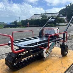 オカネツエ業　電動運搬車　美品　スイング式　クローラー　低床　運...