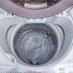 24*8183 SHARP 全自動洗濯機 7kg ES-GV7D-P 2019年製の画像