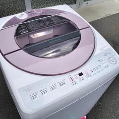 24*8183 SHARP 全自動洗濯機 7kg ES-GV7D-P 2019年製の画像