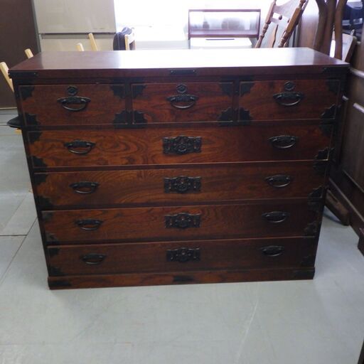 昭和 レトロ アンティーク風 ヴィンテージ風 大正タンス 箪笥 収納 和 中古 現状品