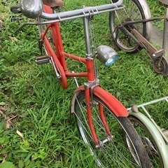 レトロ自転車の画像
