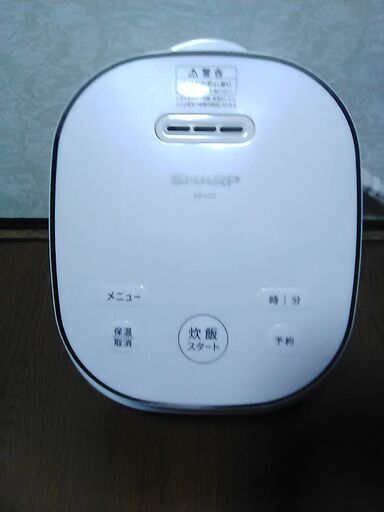 SHARP　炊飯器　KS--LC5  ホワイト　2020年製　3合炊き