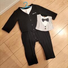 【サイズ80】タキシード風フォーマルお洋服3点セットの画像