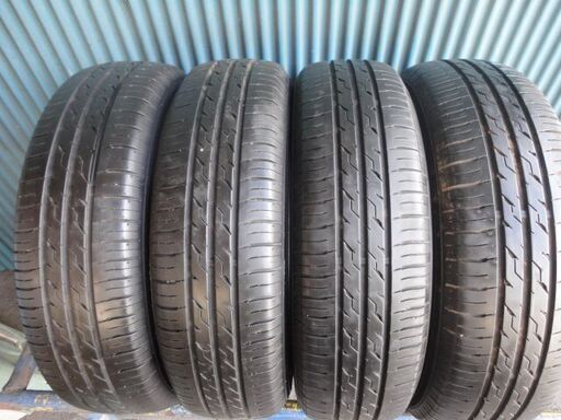 ダンロップ　ECOFINE　165/70R14　4本　9分溝2本と8〜9分溝2本