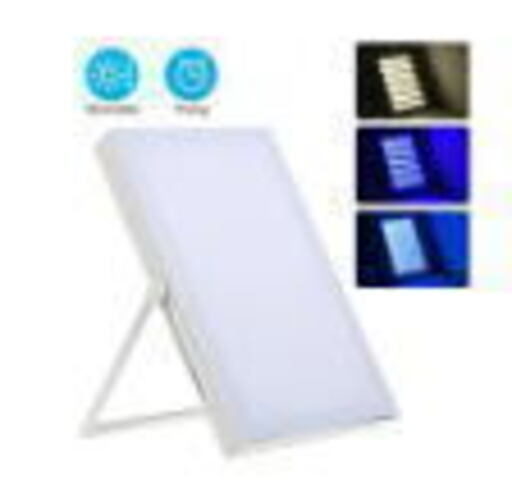 送料無料 ポータブル高照度光療法用ライト 5,000～35,000ルクス オフタイマー付き・常時点灯可