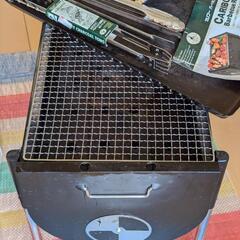 【引渡完了】 BBQコンロ CAPTAIN STAG M-8038 （木炭、調理器具 付）の画像