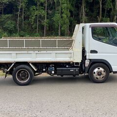 【J-0011】三菱　ふそう　キャンター　FBA30　2t　低床 ダンプ　ブルーテック　平成28年式　1年車検付き　19万kmの画像