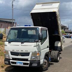 【J-0011】三菱　ふそう　キャンター　FBA30　2t　低床 ダンプ　ブルーテック　平成28年式　1年車検付き　19万kmの画像