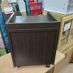 ワゴン☆ダークブラウン、ウッド、引き出し、【浜村鹿野温泉ICから3分 買取本舗 宮本リサイクル 営業時間9～19時 定休日水曜のみ←連絡できませんm(_ _)mの画像
