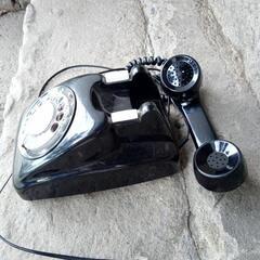 黒電話　状態比較的きれい　インテリア　レトロディスプレイの画像