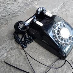 黒電話　状態比較的きれい　インテリア　レトロディスプレイの画像