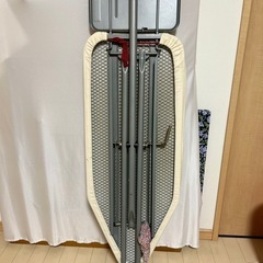 National 洋式アイロンテーブル ストライプ柄 NJ-T201-Zの画像
