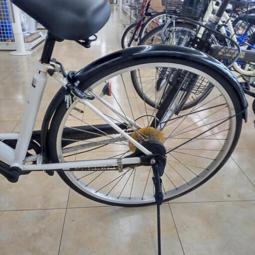 ☆ジモティ割あり☆ 自転車 27インチ 白 クリーニング済み OJ5448