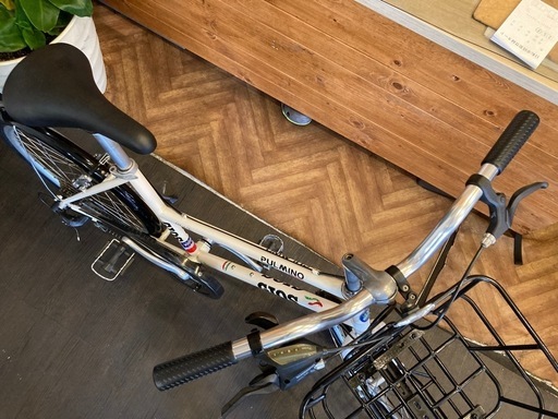 【SALE！全品防犯登録無料！GIOS PUL MINO前後タイヤ・チューブ新品！】7段変速　20インチミニベロ　ホワイト