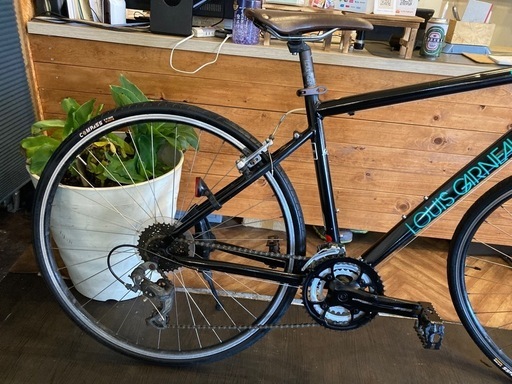 【SALE！全品防犯登録無料！LOUIS GARNEAU CHASSE前後タイヤ・後輪チューブ新品！】アルミフレーム　3×8速　700