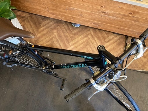 【SALE！全品防犯登録無料！LOUIS GARNEAU CHASSE前後タイヤ・後輪チューブ新品！】アルミフレーム　3×8速　700