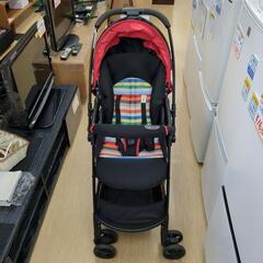 ベビーカー☆GRACO、ブラック＆レッドカラー、赤ちゃん、移動【浜村鹿野温泉ICから3分 買取本舗 宮本リサイクル 営業時間9～19時 定休日水曜のみ←連絡できませんm(_ _)m】の画像