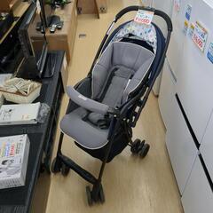 ベビーカー☆Aprica、グレー＆ネイビーカラー、赤ちゃん、移動...