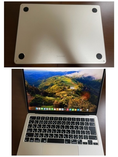 超備品バッテリー100%！MacBook Air m2 2022年　13インチ