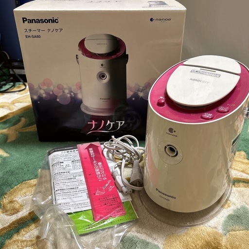 美品✨スチーマー　ナノケア　Panasonic EH-SA60-P