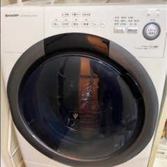 本日迄　SHARP☆2018年製ドラム式洗濯乾燥機