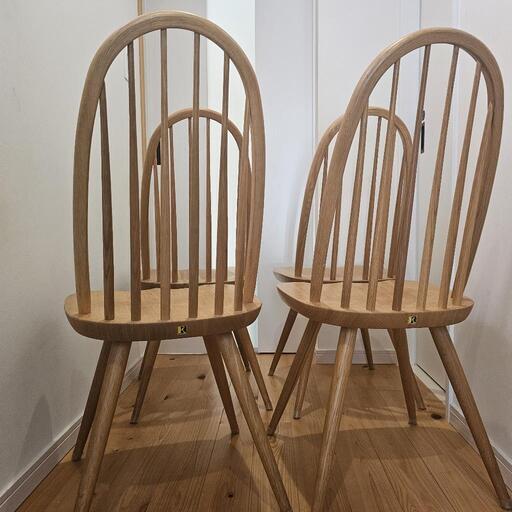 飛騨産業 ダイニングチェア4脚