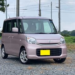 【車検R6年12月】H27/スペーシア/4WD/ワンオーナー/プ...