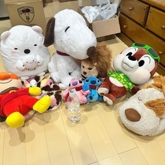 アンパンマン　しろくま　スヌーピー　いろいろ　ぬいぐるみ