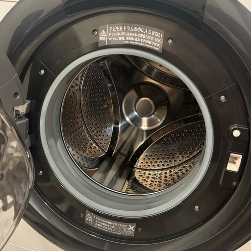 受付終了　ドラム式洗濯乾燥機　SHARP シャープ ESS7FWL