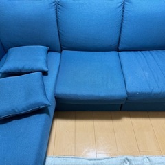 LOWYA カウチソファ ネイビー