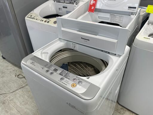 洗濯機の分解クリーニング行っています！配送設置込み　パナソニック5.0K洗濯機　2018年製　分解クリーニング済み！！